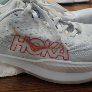 Hoka White Running Shoes